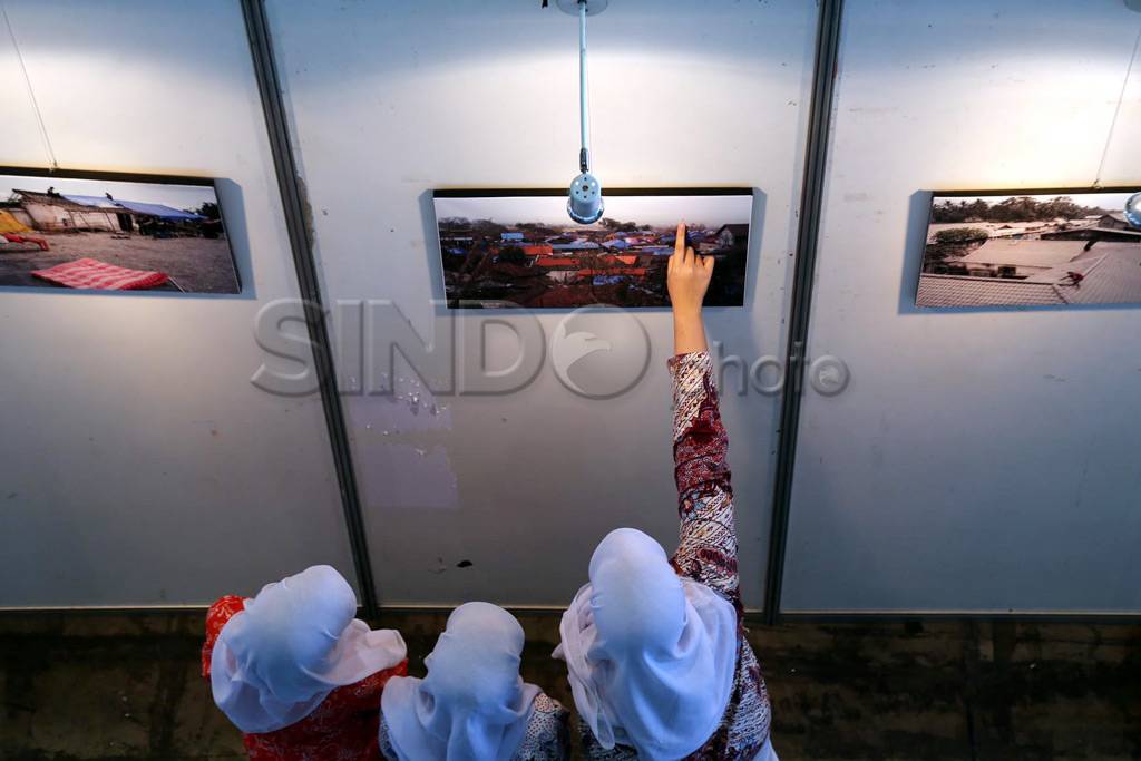 Pameran foto letusan...