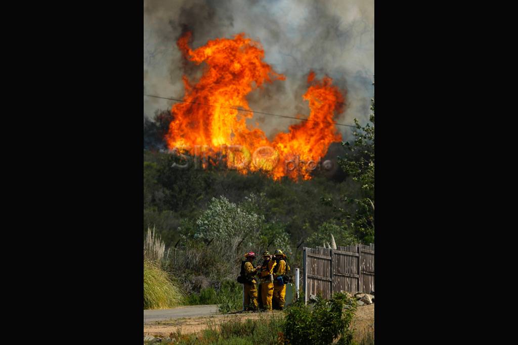 Kebakaran hutan California...