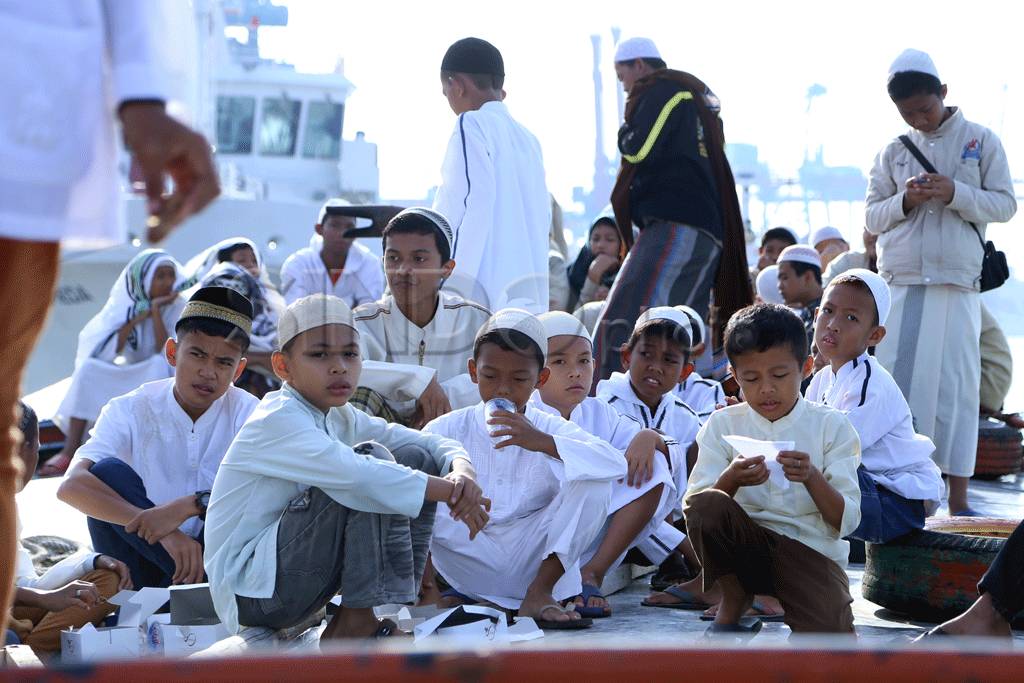 Ribuan umat Islam antusias...