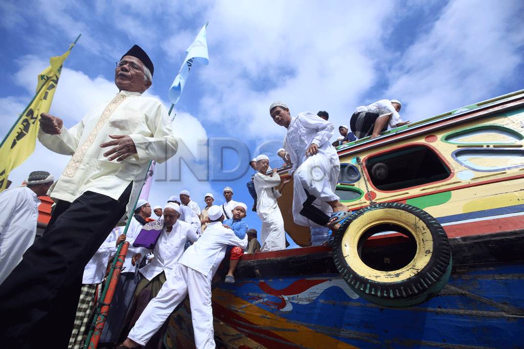 Ribuan umat Islam antusias...