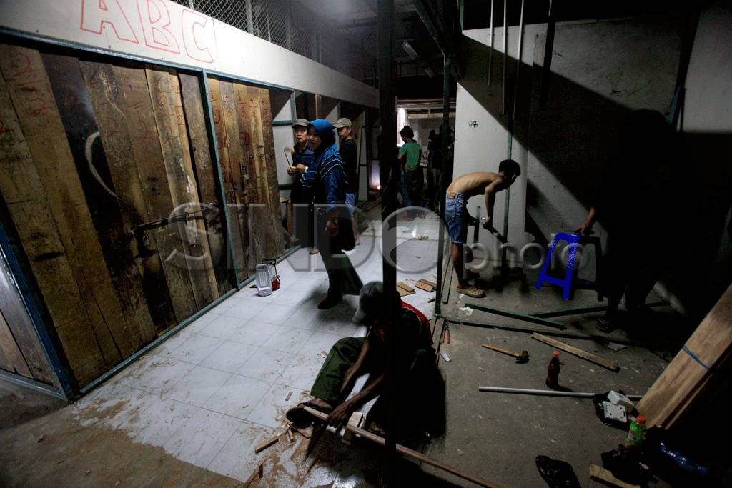 Korban kebakaran Pasar...