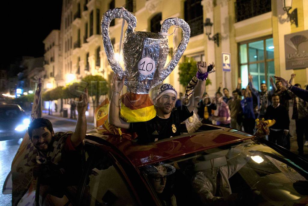 Real Madrid berpesta...
