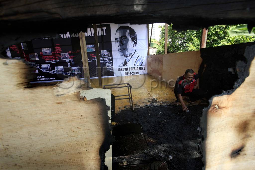 Posko relawan Jokowi...
