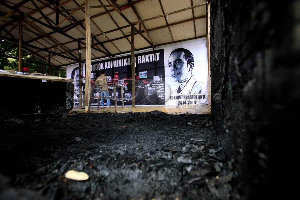 Posko relawan Jokowi...