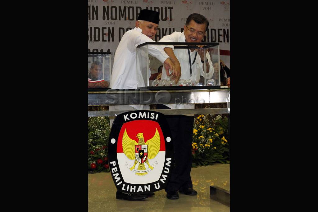 Undian nomor urut capres,...