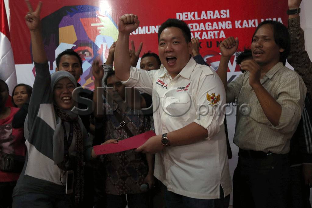 Ratusan PKL dukung Jokowi-JK