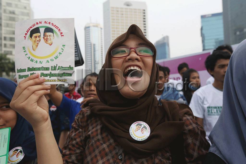 Relawan Dukung Jokowi-JK...