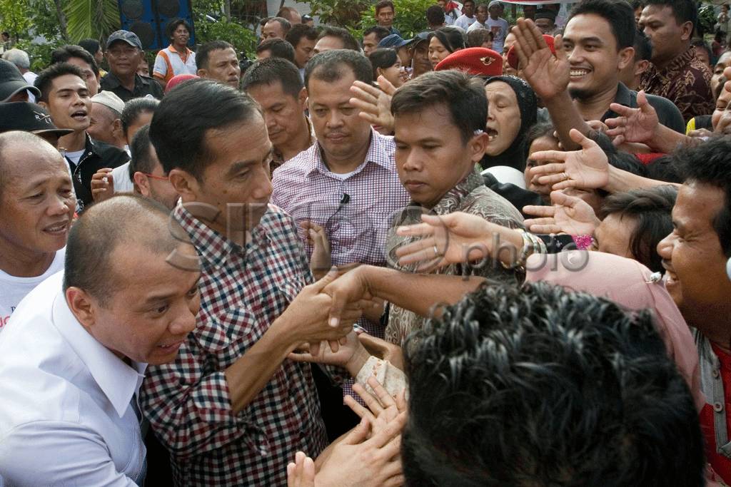 Capres Jokowi Temui...