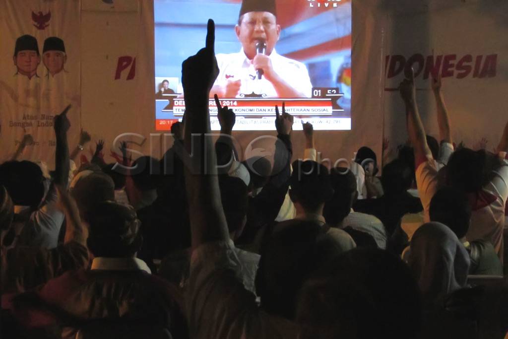 Pendukung Prabowo-Hatta...