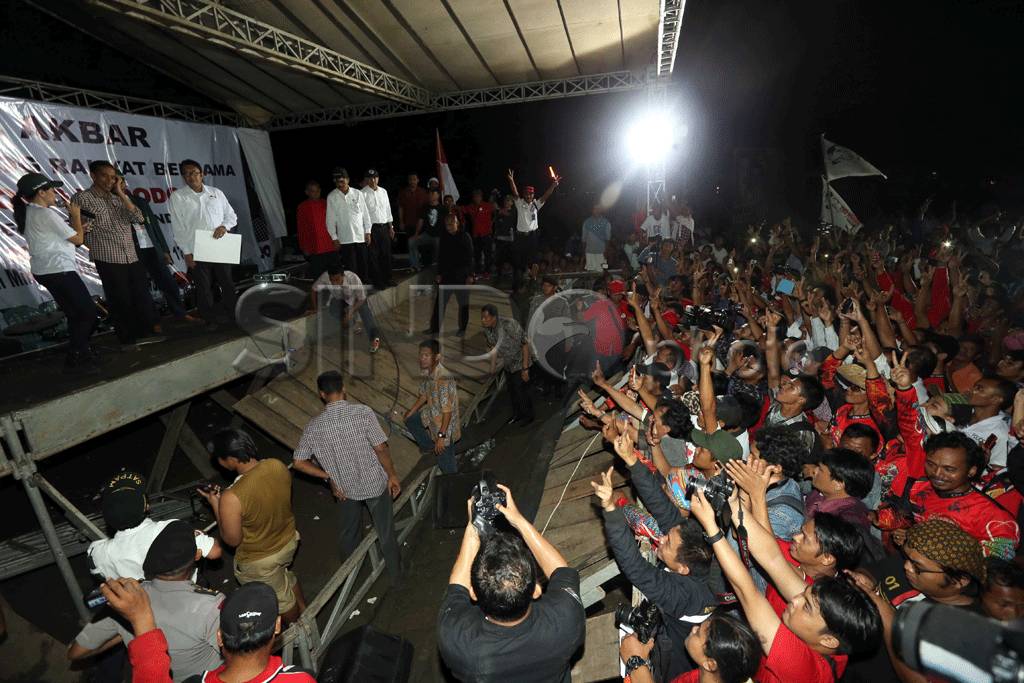 Panggung Orasi Jokowi...