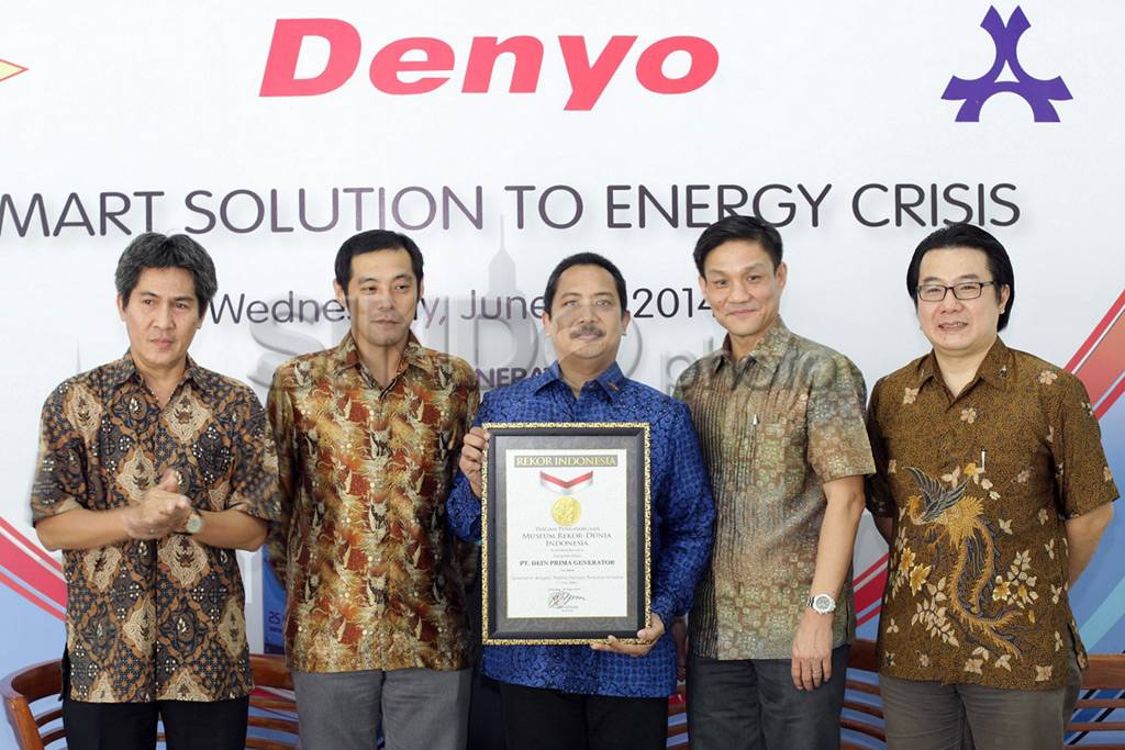Genset Denyo Raih Penghargaan...