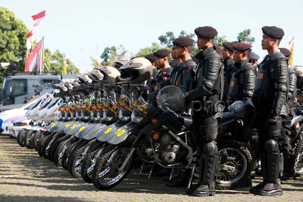 Apel HUT Bhayangkara...