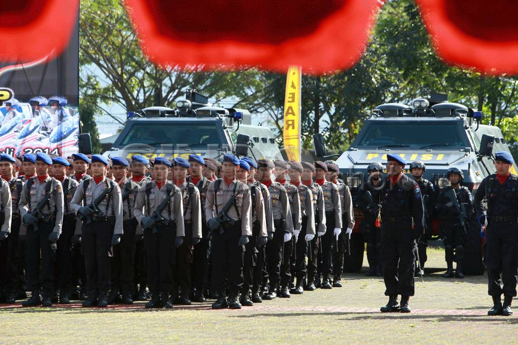 Apel HUT Bhayangkara...