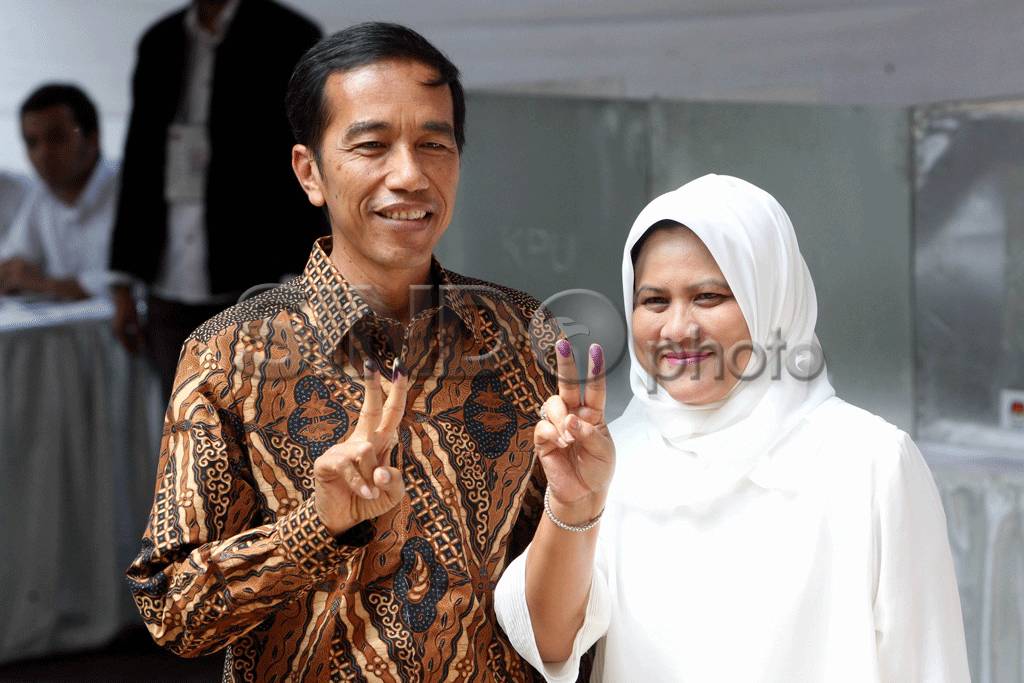 Capres Jokowi Nyoblos...