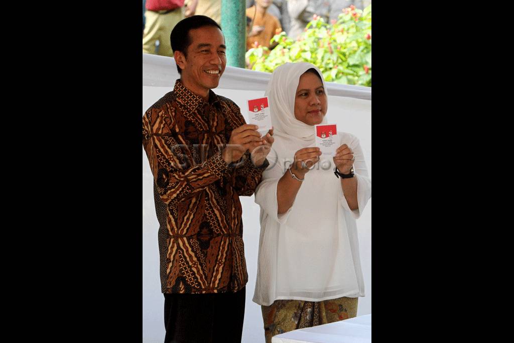 Capres Jokowi Nyoblos...