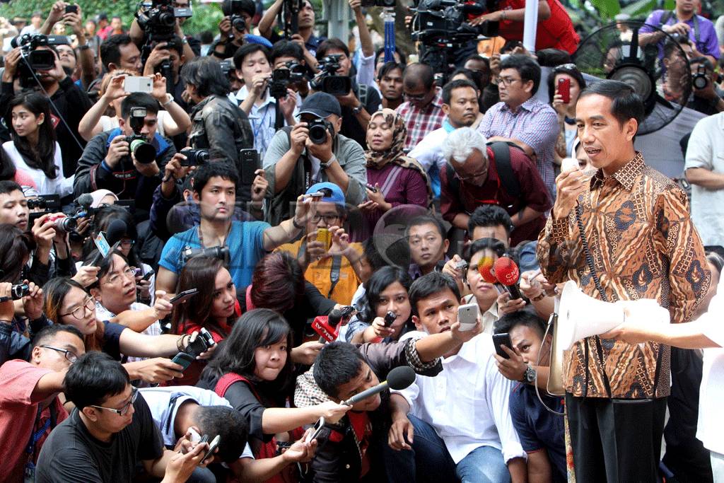 Capres Jokowi Nyoblos...