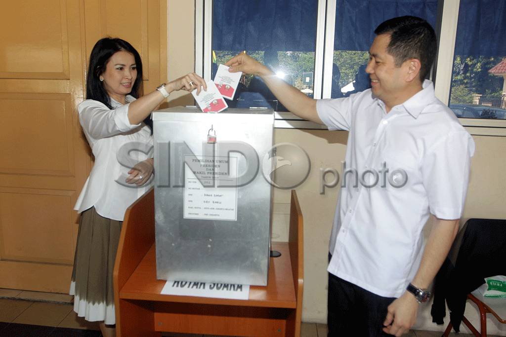 Hary Tanoesoedibjo Nyoblos...