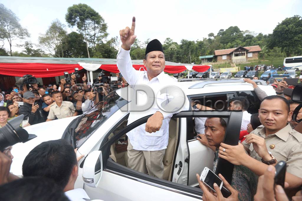 Ditemani Anaknya, Capres...