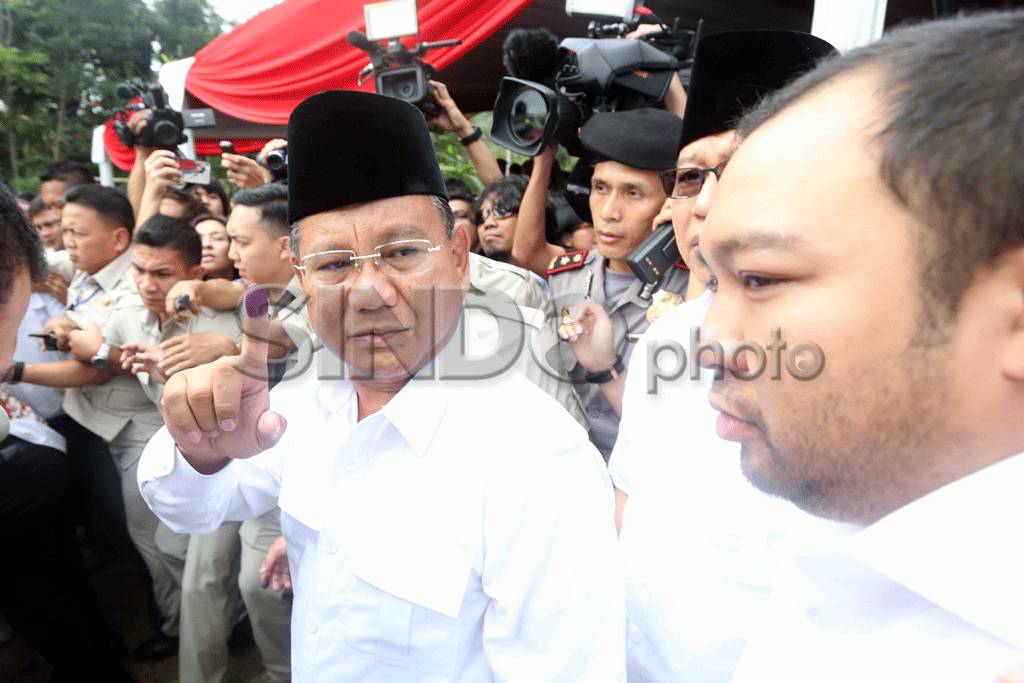 Ditemani Anaknya, Capres...