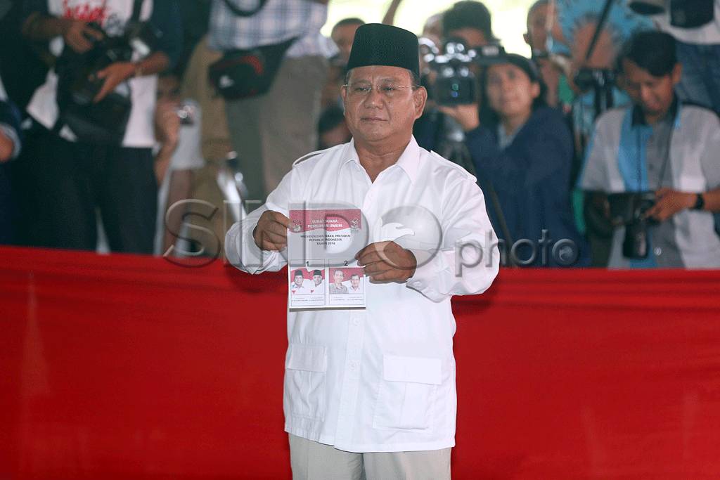 Ditemani Anaknya, Capres...