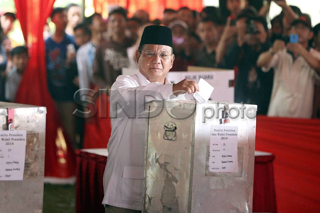 Ditemani Anaknya, Capres...