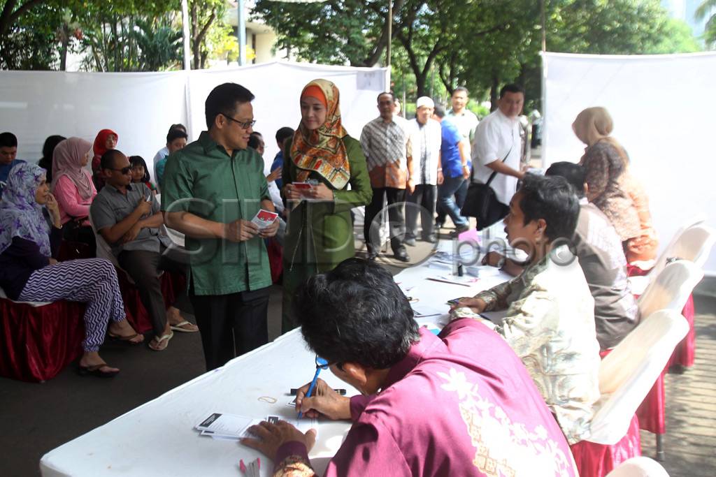 Muhaimin Iskandar Nyoblos...