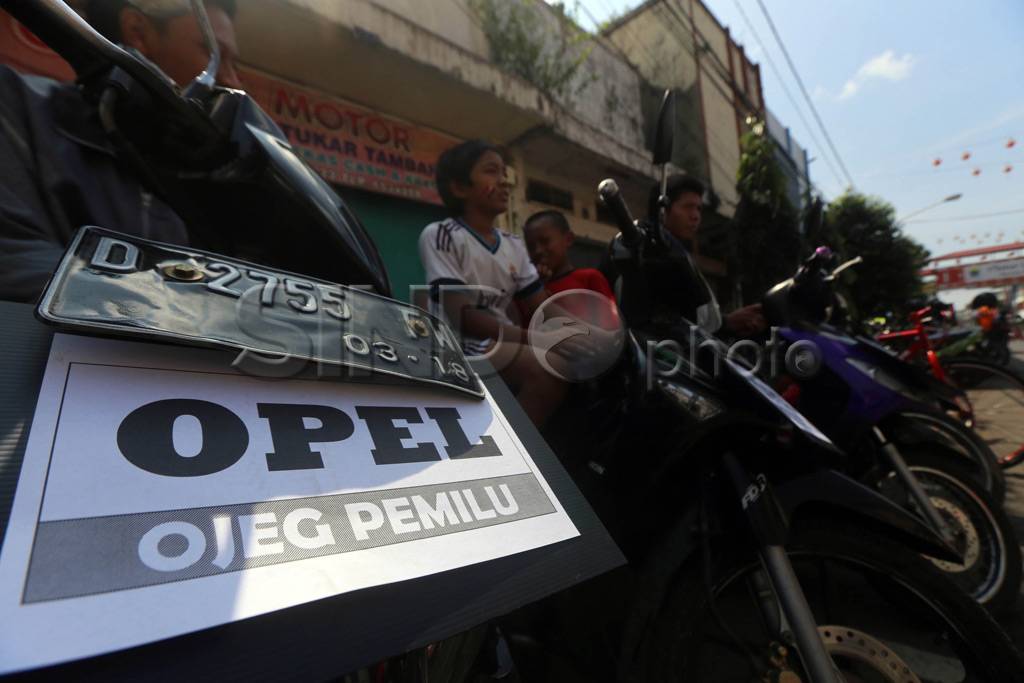 Ojeg Pemilu di Bandung