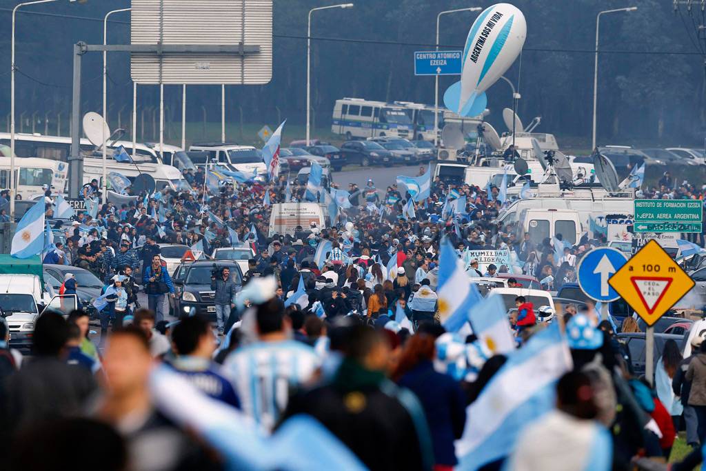 Timnas Argentina Tiba...