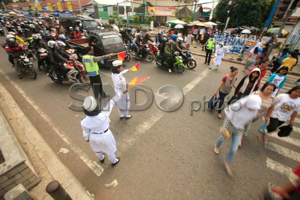Pemudik Motor Padati...