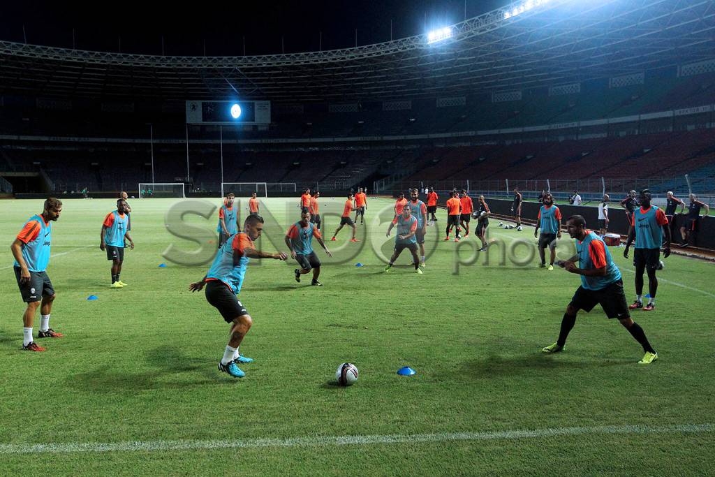 Pemain Juventus Latihan...
