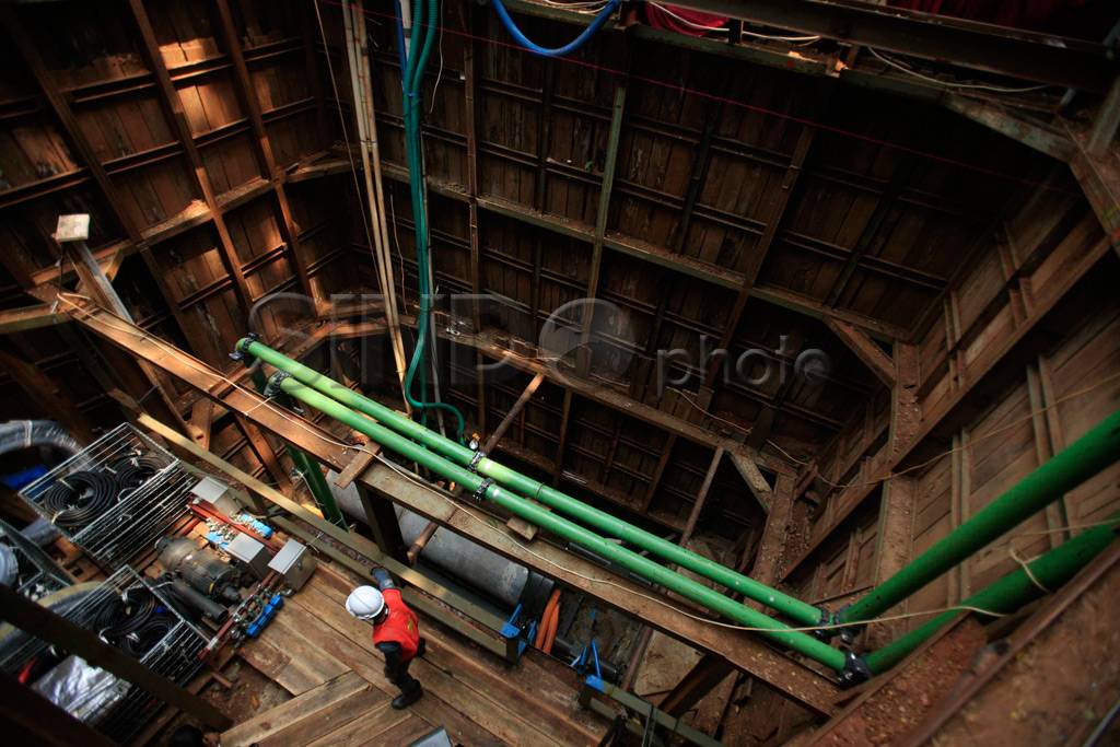 Uji Coba Mesin Jacking...