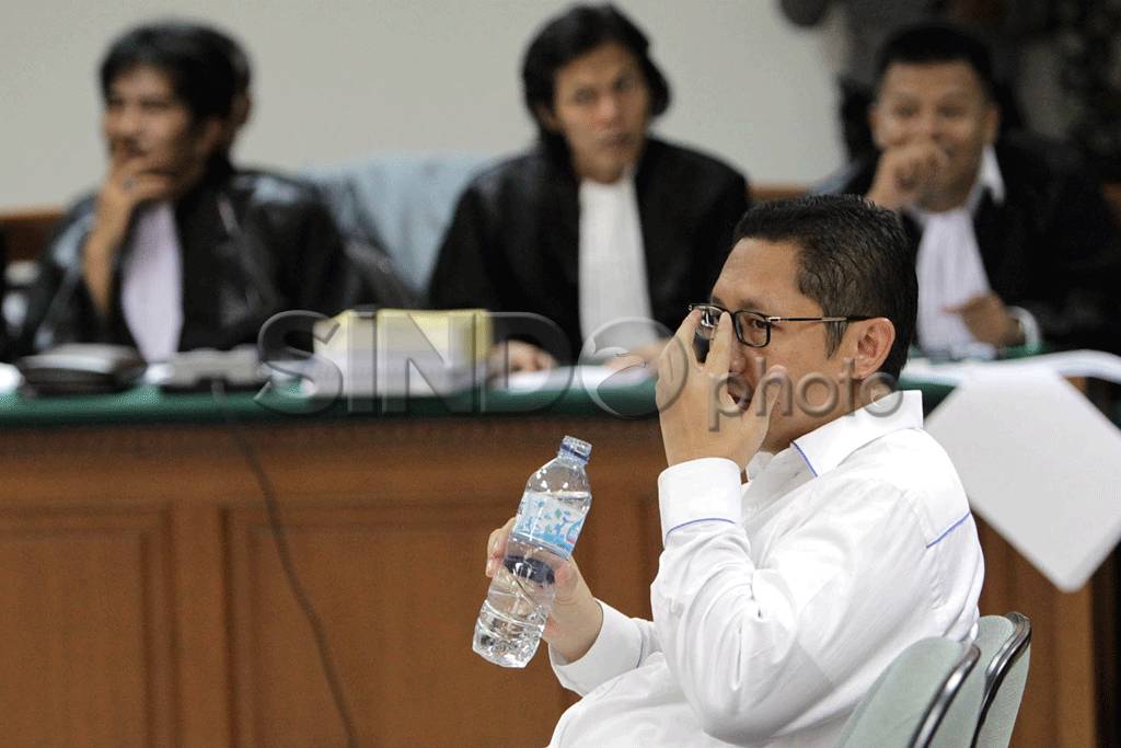 Anas Bacakan Pledoi