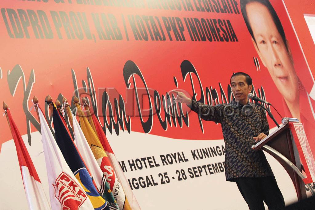 Jokowi-JK Hadiri Pembekalan...
