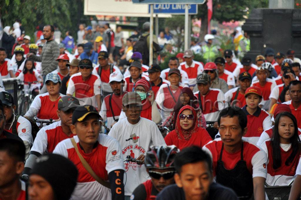Sepeda Gembira HUT TNI...
