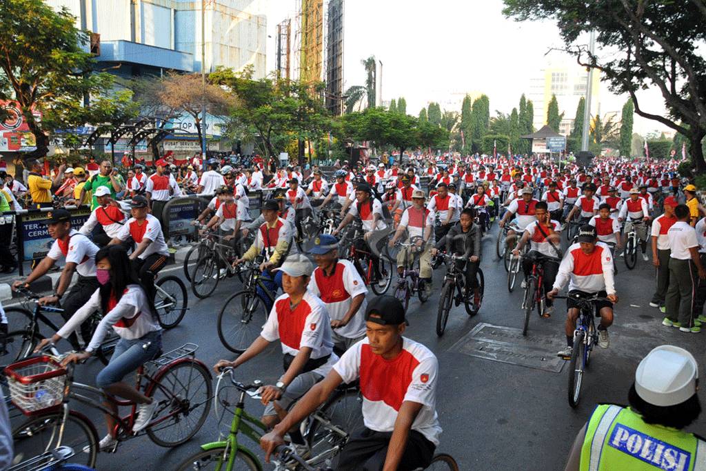 Sepeda Gembira HUT TNI...