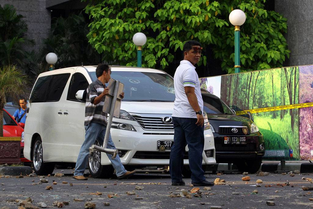Polisi Lakukan Olah...
