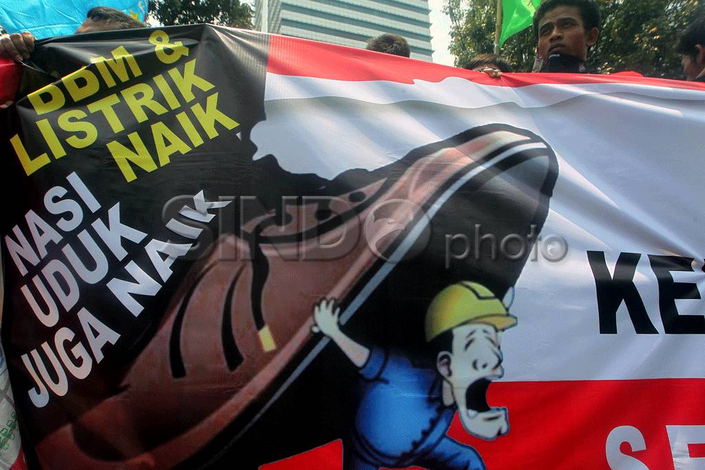 Buruh Tolak Upah Murah
