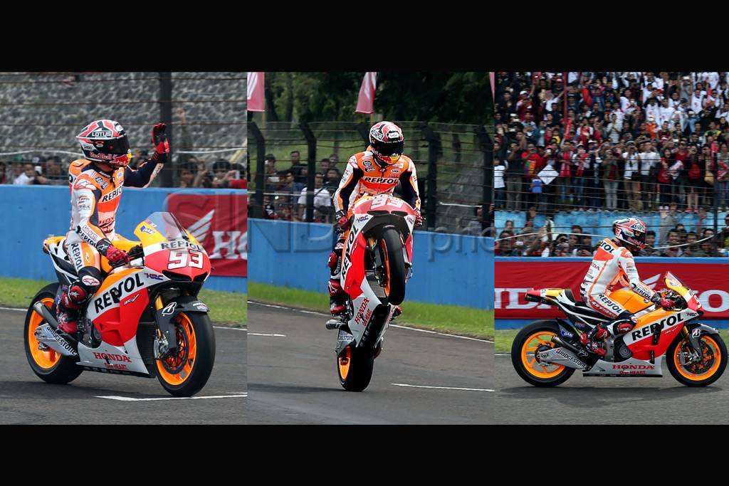 Marc Marquez Hibur Penggemar...
