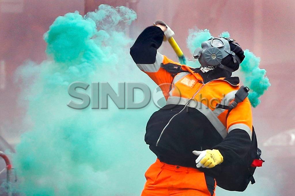 Rusuh di Belgia Tolak...