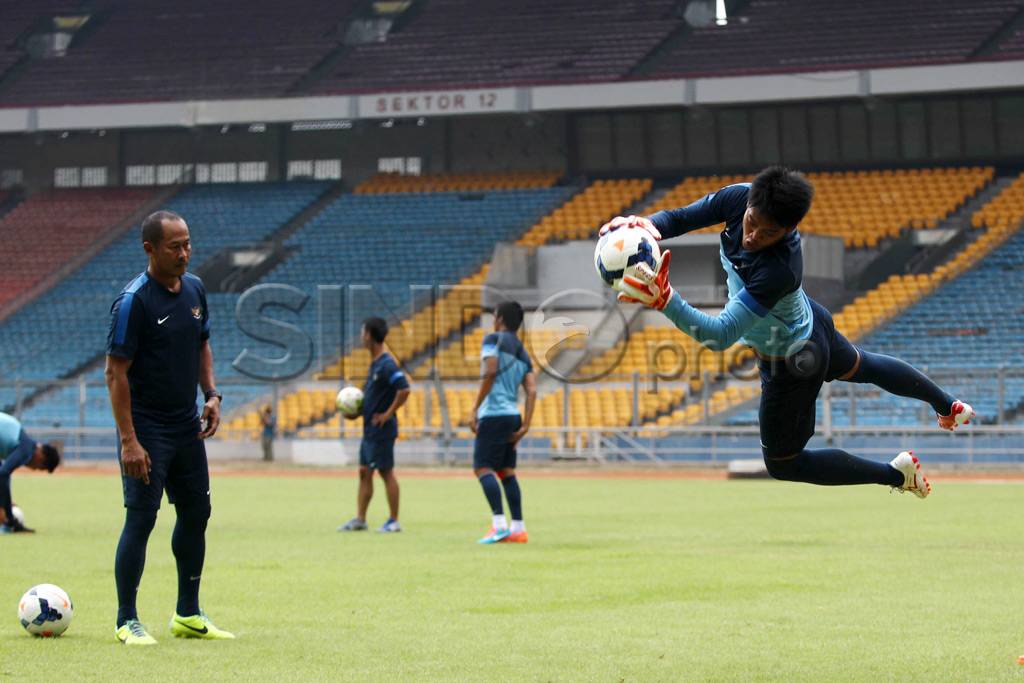 Latihan Timnas Indonesia...