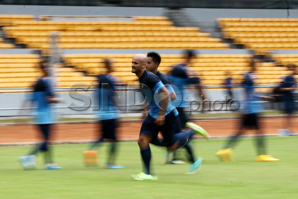 Latihan Timnas Indonesia...