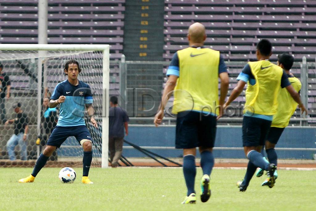 Latihan Timnas Indonesia...