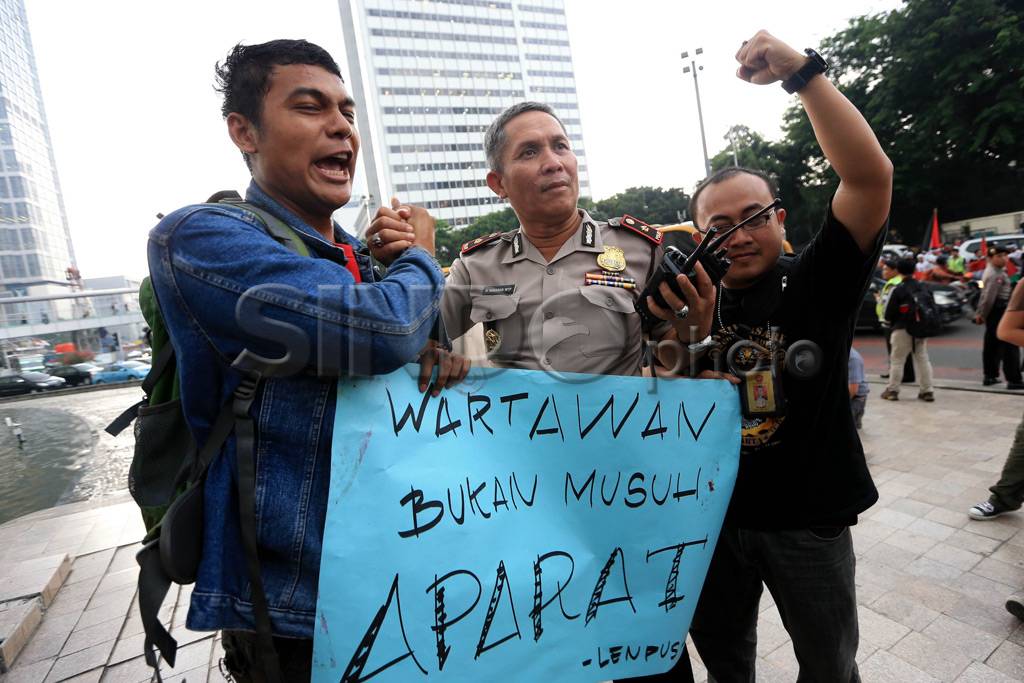 Wartawan Jakarta Protes...