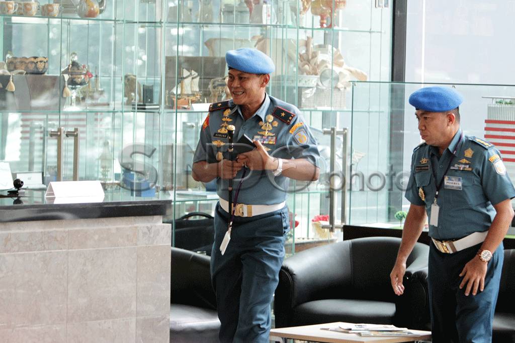 Polisi Militer AL Koordinasi...