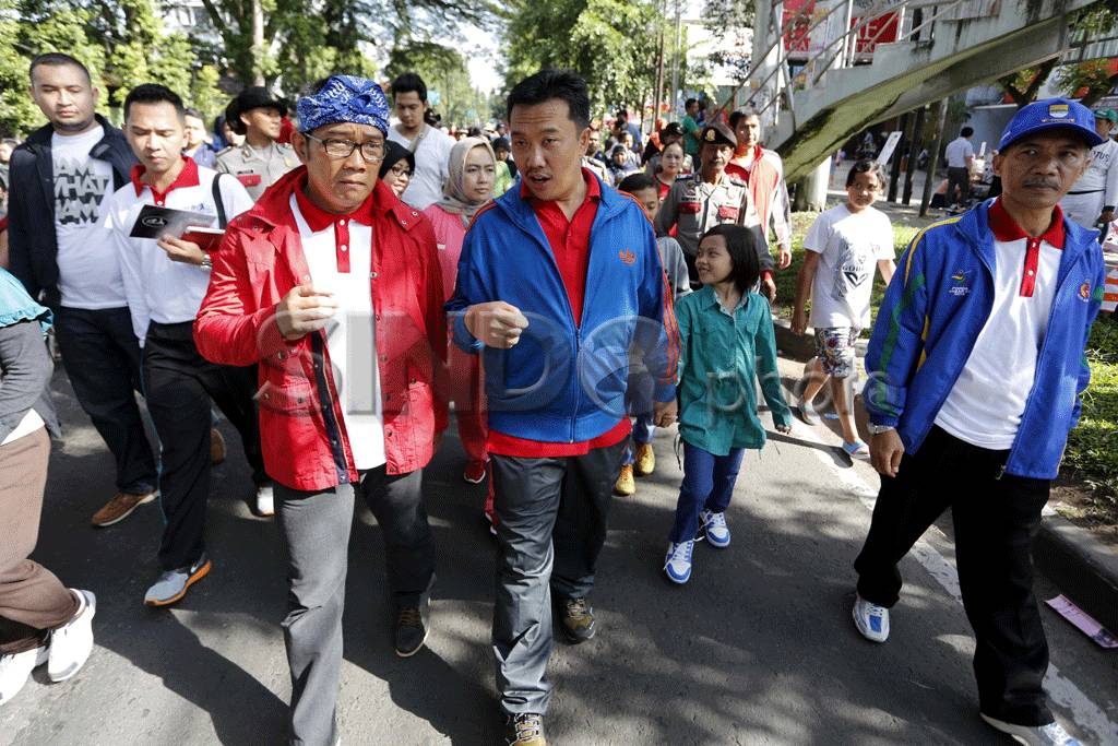 Ridwan Kamil dan Menpora...