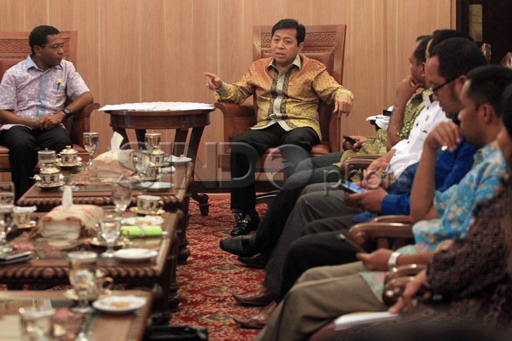 Ketua DPR Setya Novanto...