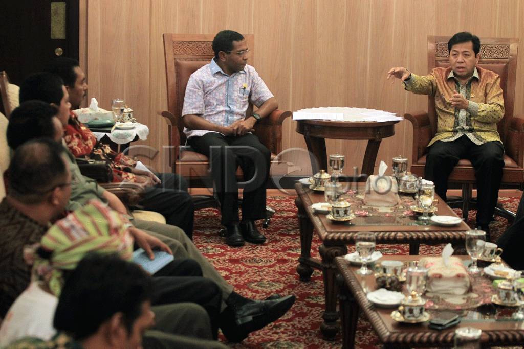 Ketua DPR Setya Novanto...
