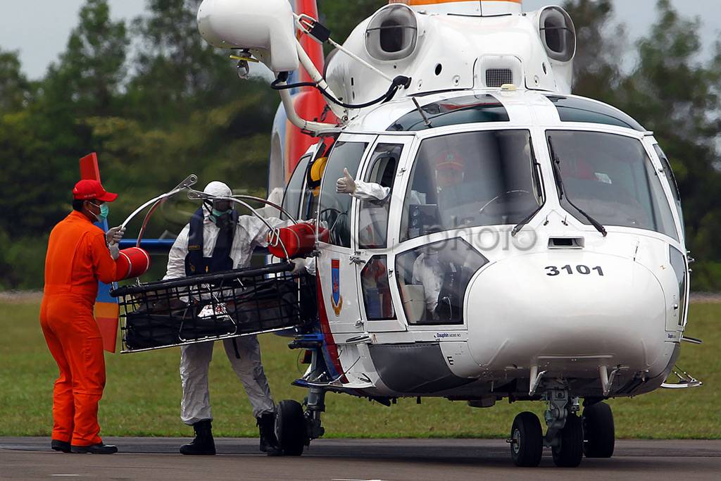 Helikopter Polisi Evakuasi...