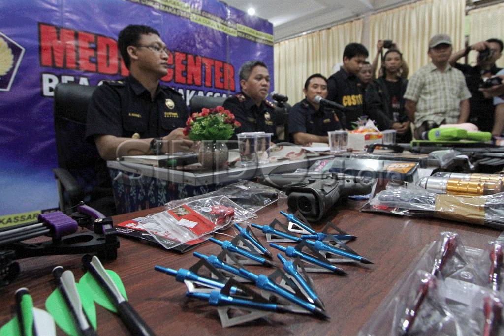 Bea Cukai Makassar Sita...