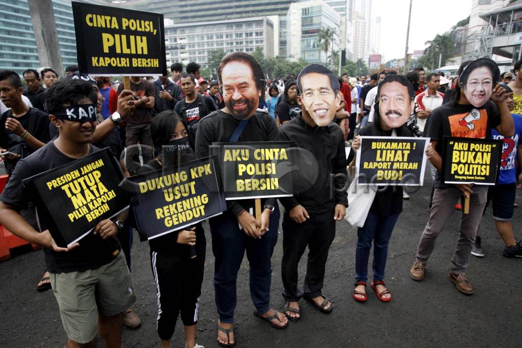 Aksi Dukung Kapolri...